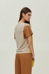 OPEN SHOULDER T-SHIRT